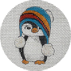 Alice Peterson Co. Penguin In Hat Needlepoint Canvas