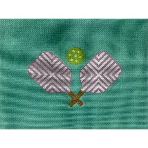 Alice Peterson Co. Pickle Ball Paddles Needlepoint Canvas
