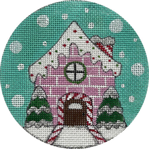 Alice Peterson Co. Pink Brick House Needlepoint Canvas