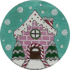 Alice Peterson Co. Pink Brick House Needlepoint Canvas