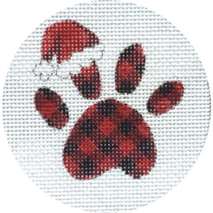 Alice Peterson Co. Plaid Paw Needlepoint Canvas