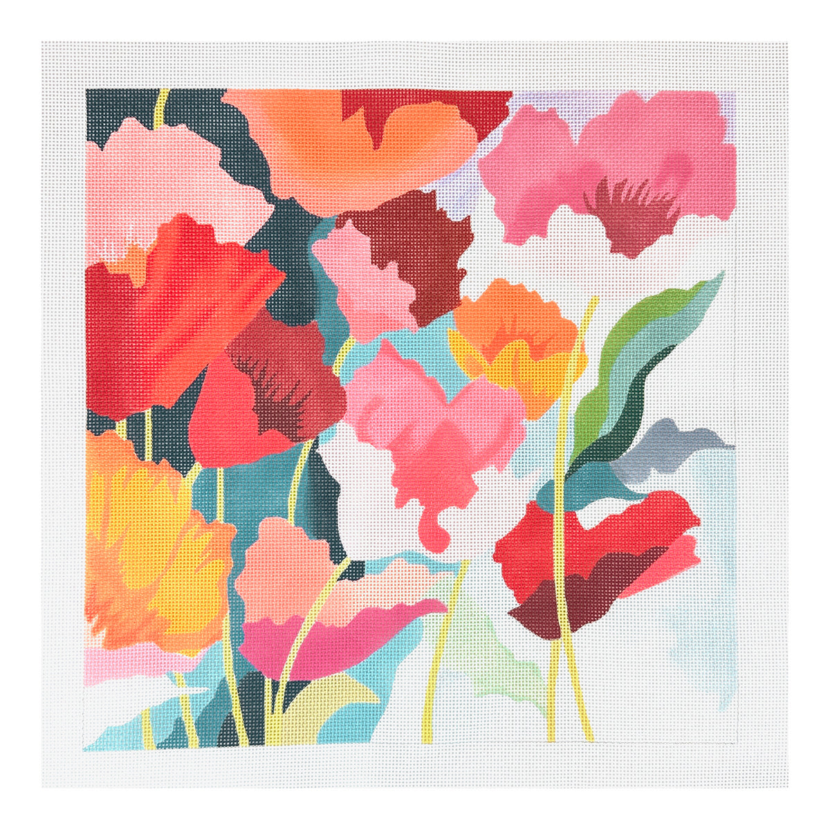 Alice Peterson Co. Poppies Needlepoint Canvas