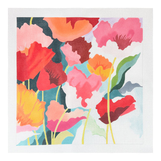 Alice Peterson Co. Poppies Needlepoint Canvas