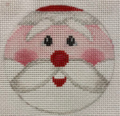Alice Peterson Co. Santa Close Up Ornament Needlepoint Canvas