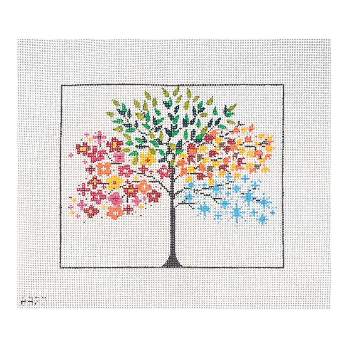 Alice Peterson Co. Seasonal Tree Needlepoint Canvas