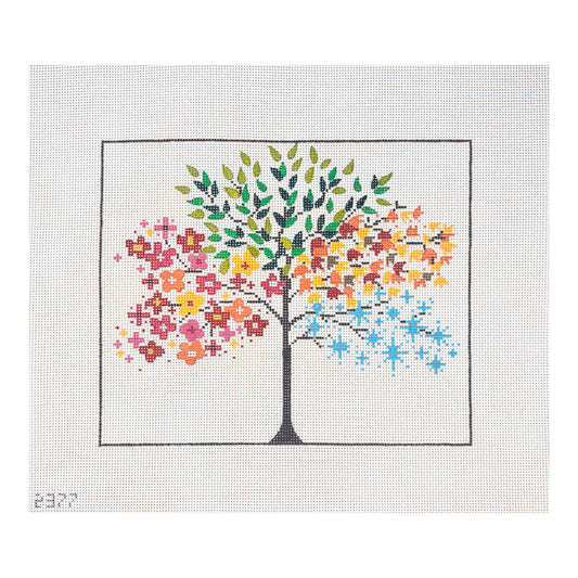 Alice Peterson Co. Seasonal Tree Needlepoint Canvas