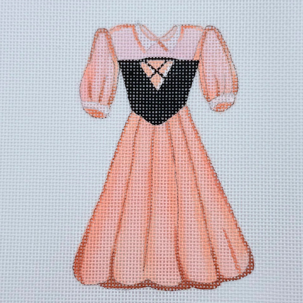 Alice Peterson Co. Sleeping Beauty Dress Needlepoint Canvas