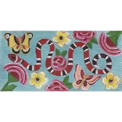 Alice Peterson Co. Snake In The Garden Needlepoint Canvas