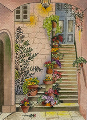 Alice Peterson Co. Summer Cascade Needlepoint Canvas