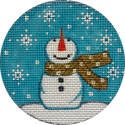 Alice Peterson Co. Things Looking Up Snowman Needlepoint Canvas