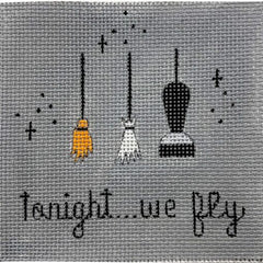 Alice Peterson Co. Tonight We Fly Needlepoint Canvas