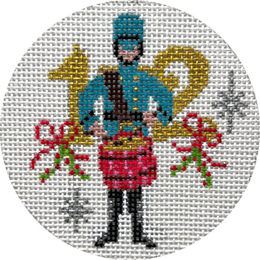 Alice Peterson Co. Twelve Drummers Drumming Needlepoint Canvas