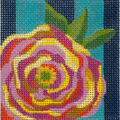 Alice Peterson Co. Warm Ranunculus Needlepoint Canvas