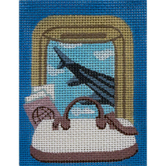Alice Peterson Co. Window View Passport Needlepoint Canvas