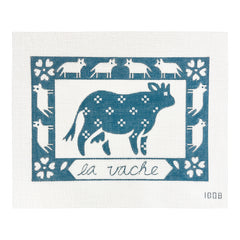 Alice Peterson Co. Le Vache (The Cow) Needlepoint Canvas