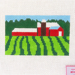 Alice & Blue Vermont Pastoral Mini Needlepoint Canvas