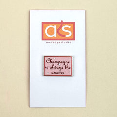 Ann Kaye Studio Champagne is Always the Answer Needle Minder