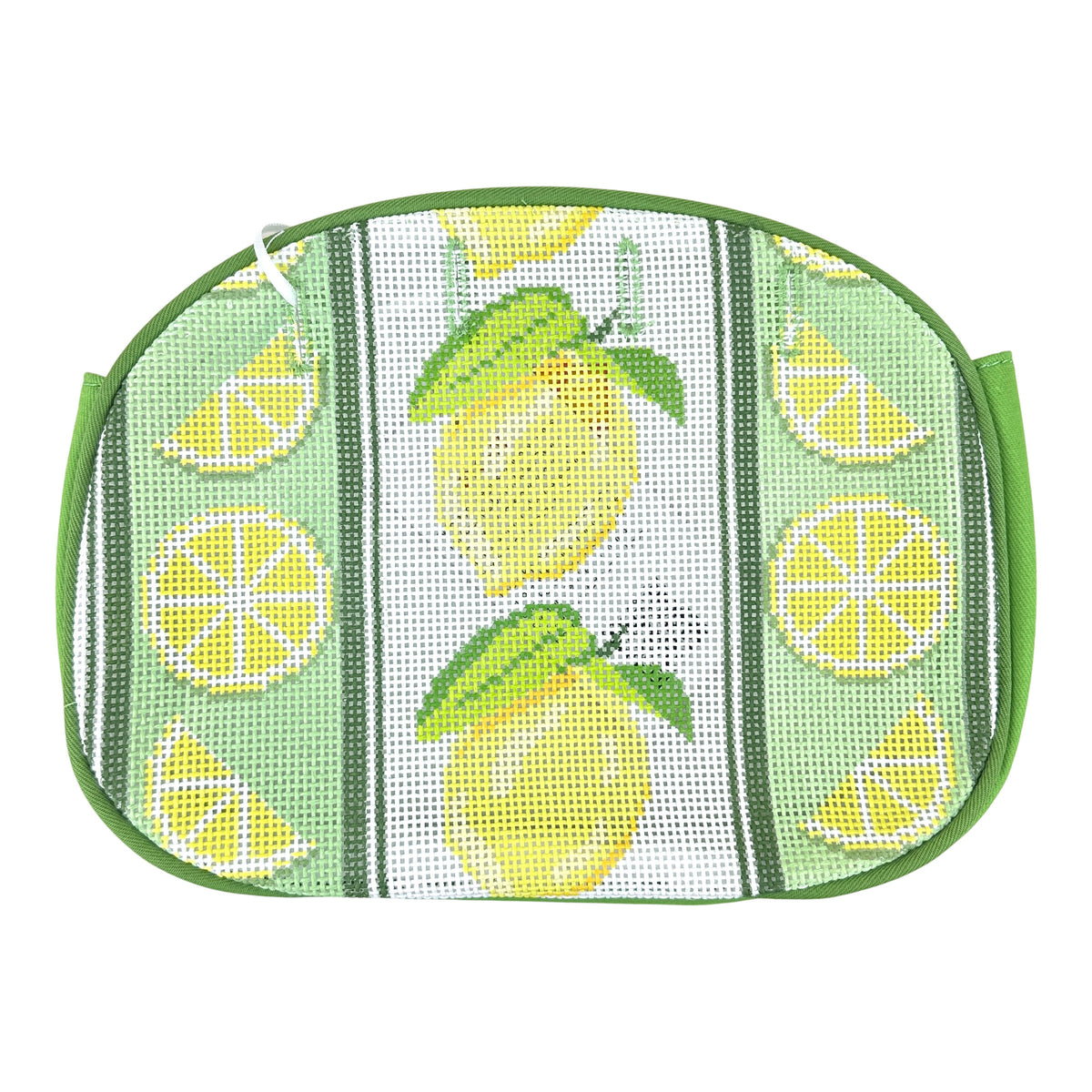 Ann Kaye Studio Needlepoint Bermuda Bag Cover - Lemon Twist