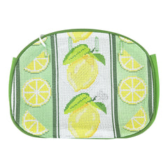 Ann Kaye Studio Needlepoint Bermuda Bag Cover - Lemon Twist