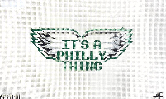 Anne Fisher Designs It's a Philly Thing Needlepoint Canvas