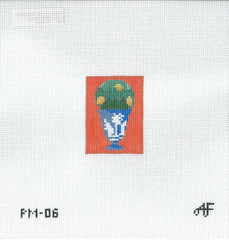 Anne Fisher Designs Mini Wedgewood Urn Needlepoint Canvas