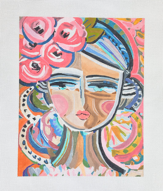 Kate Dickerson Needlepoint Collections Maren Devine Warrior Girl Hutton