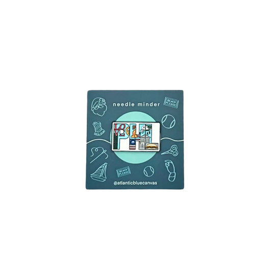 Atlantic Blue Canvas Philly PHL Needle Minder