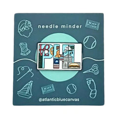 Atlantic Blue Canvas Philly PHL Needle Minder
