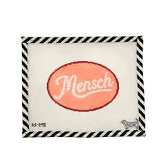 Atlantic Blue Canvas Rooney and Stitch Mensch Needlepoint Canvas