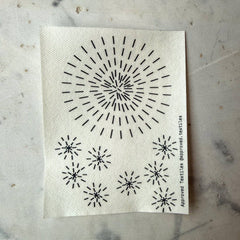 Approved Textiles Hanabi (Fire Flower) Mending and Embroidery Transfer