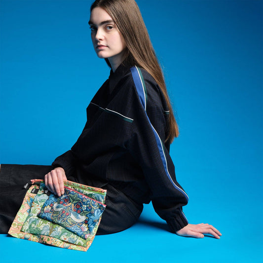 LOQI William Morris Recycled Project Bags - Set of 3