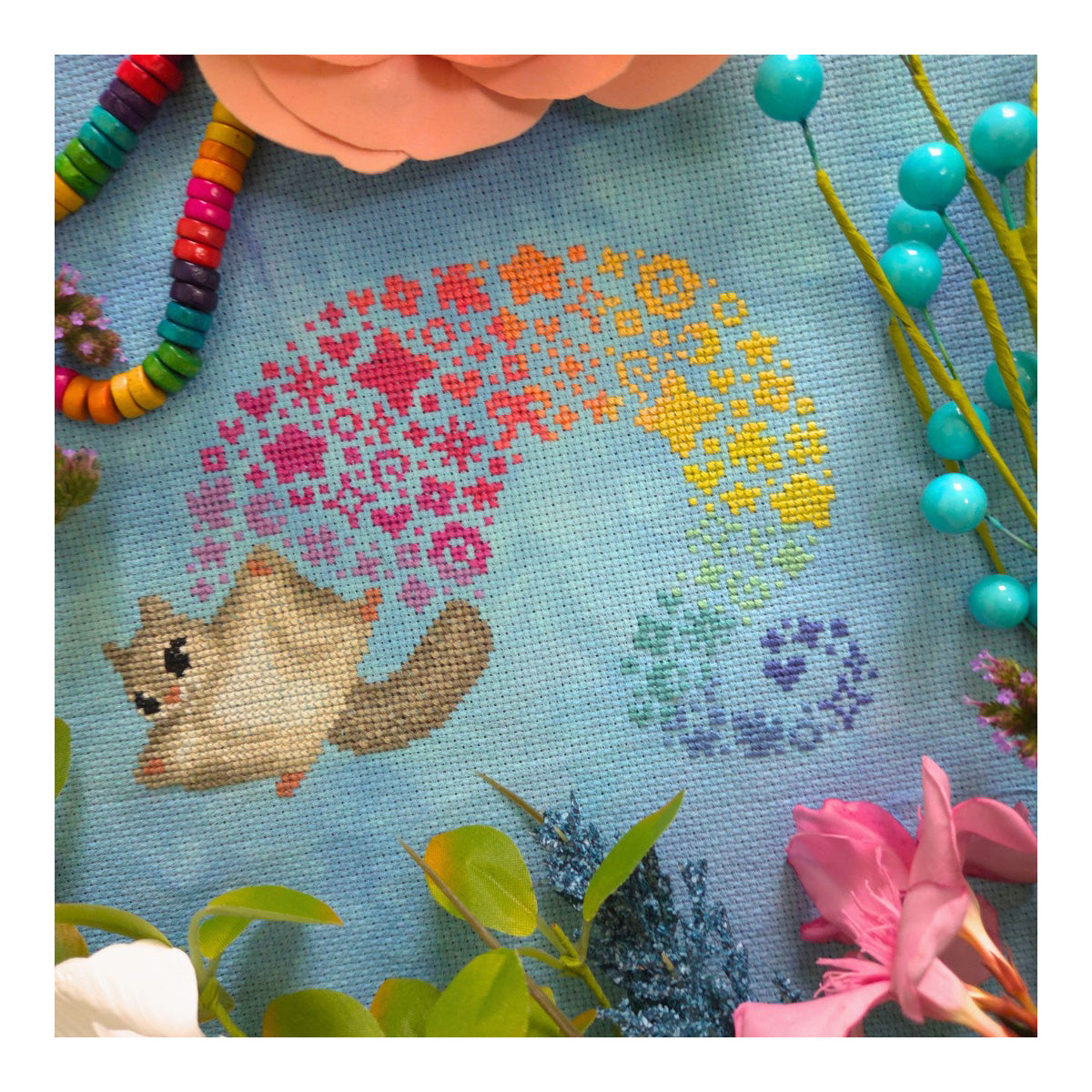 BAD Stitch BeStitchMe Flying Squirrel Cross Stitch Pattern