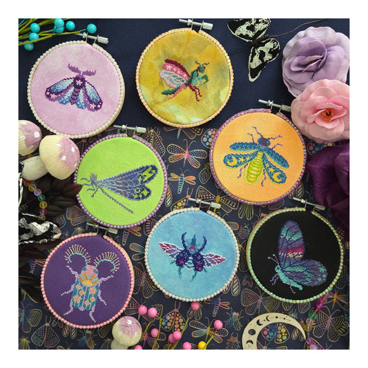 BAD Stitch Celestial Bugs Cross Stitch Pattern