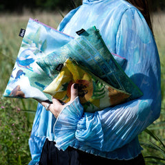 LOQI Impressionism Seurat, Monet, Van Gogh Recycled Project Bags - Set of 3