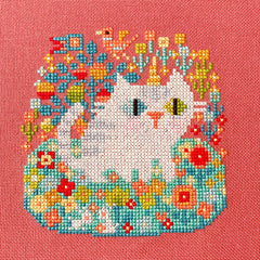 Barbara Ana Designs The Lady and the Caticorn Cross Stitch Pattern