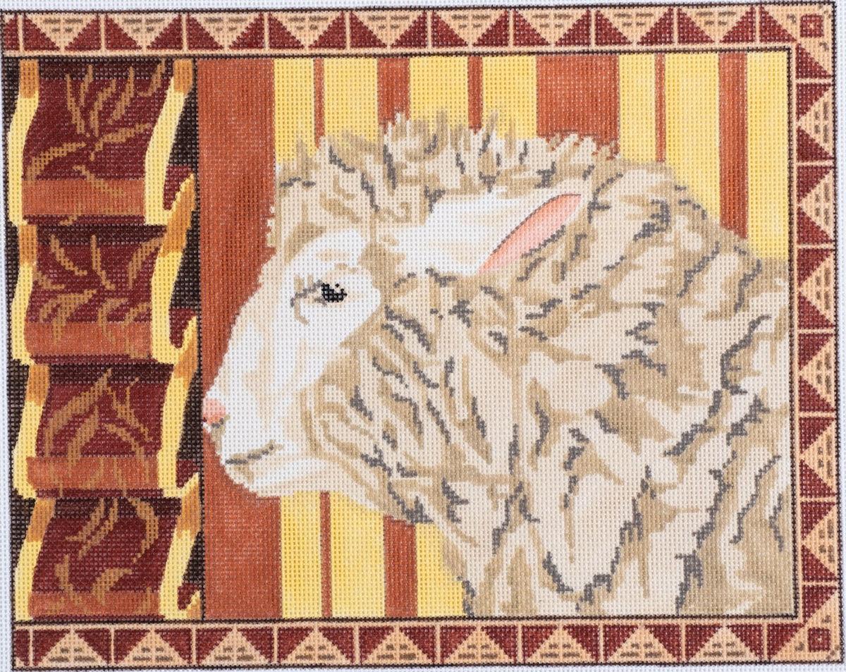 Barbara Russell Designs Sheep Elegance Needlepoint Canvas