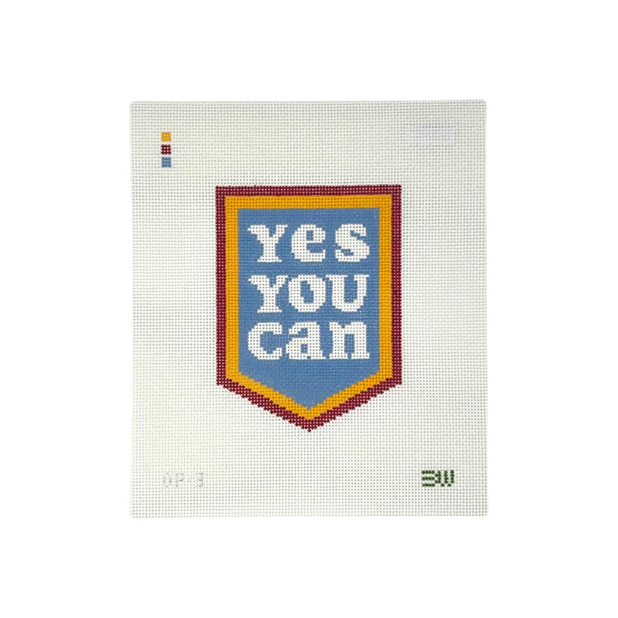 Bateswood Needlepoint Yes You Can Needlepoint Canvas - Large