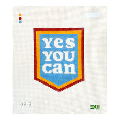 Bateswood Needlepoint Yes You Can Needlepoint Canvas - Small