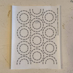 Approved Textiles Squaring the Circle Mending and Embellishment Transfer