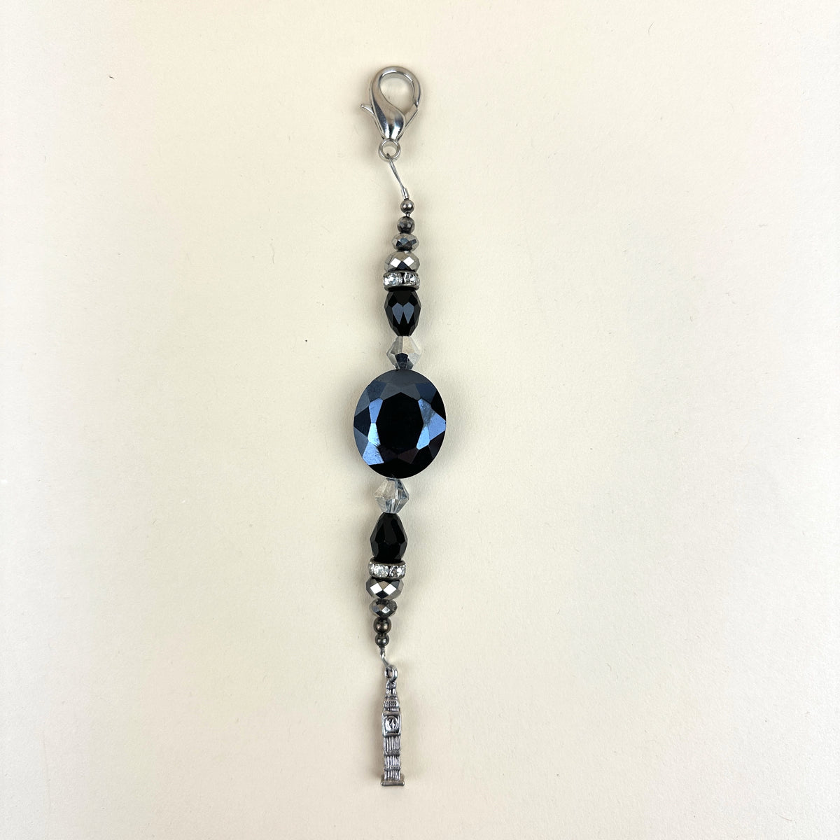 Beaded London Big Ben Scissors Fob