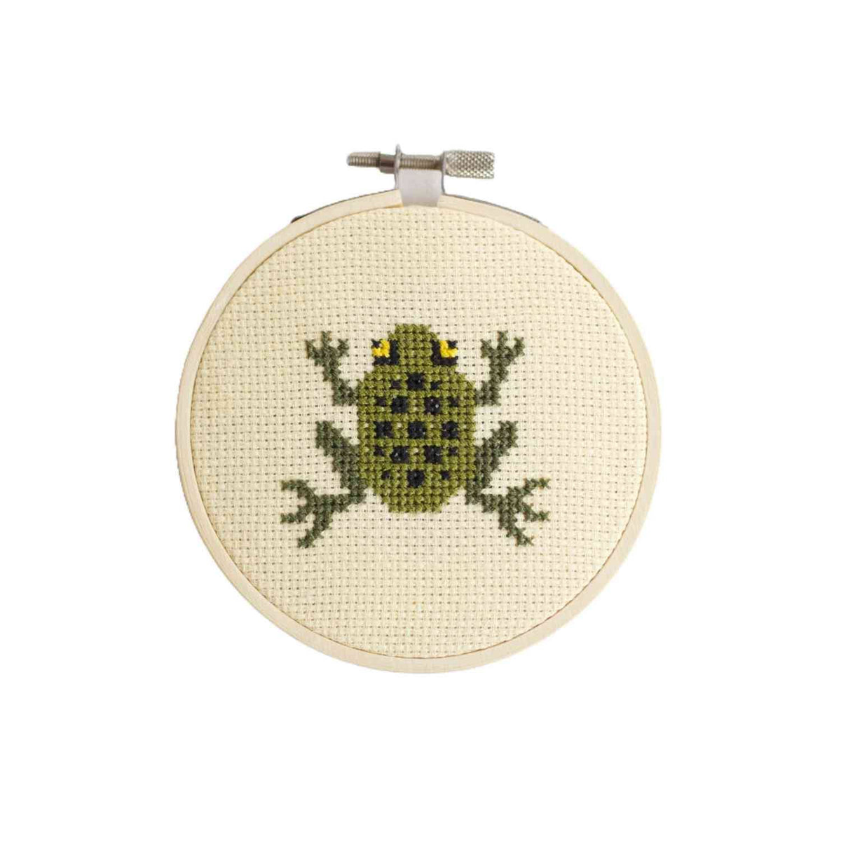 Cotton Clara Frog Cross Stitch Kit