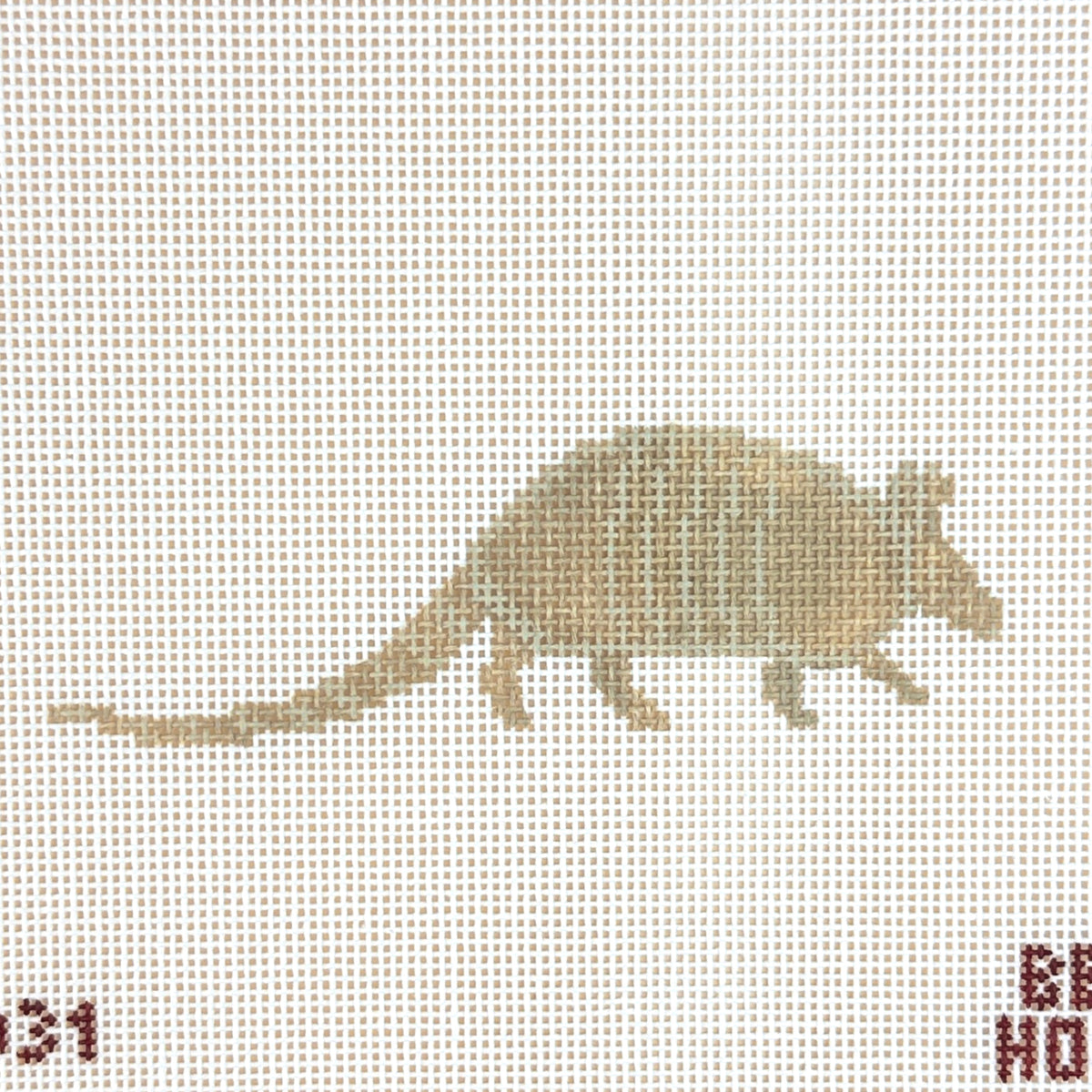 Bell House Designs Armadillo Needlepoint Canvas