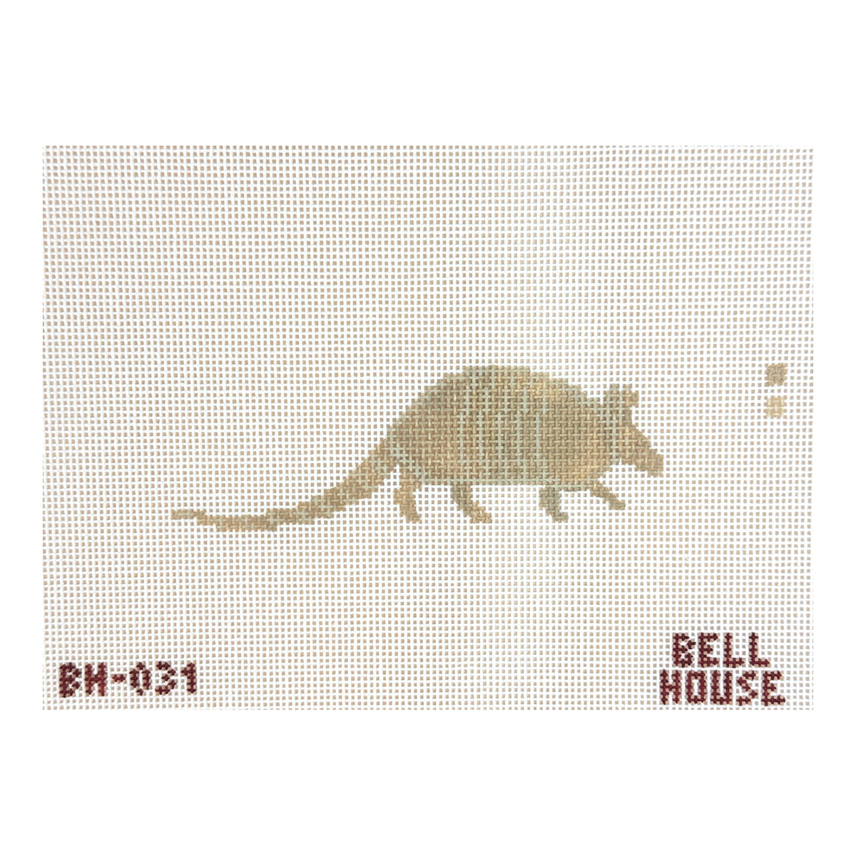 Bell House Designs Armadillo Needlepoint Canvas