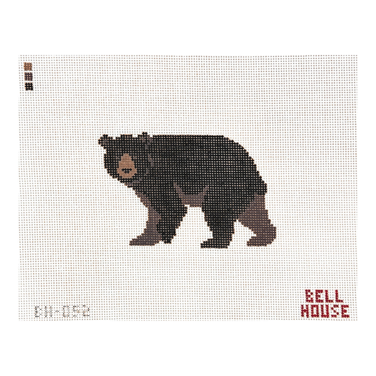 Bell House Designs Brown Bear Needlepoint Canvas