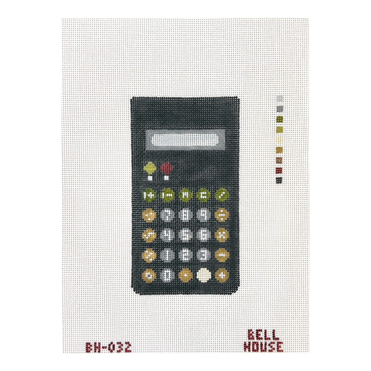 Bell House Designs Calculator Needlepoint Canvas