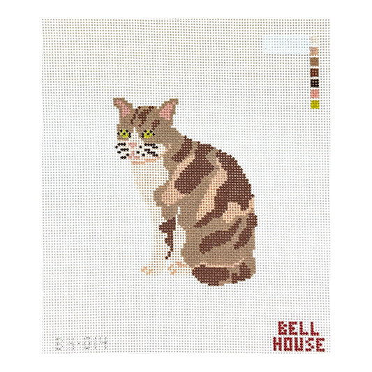 Bell House Designs Cat Needlepoint Canvas
