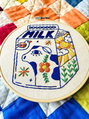 Hook Line & Tinker Milk Complete Embroidery Kit