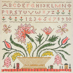 Birds of a Feather A Very Fine Sampler Needlepoint Canvas