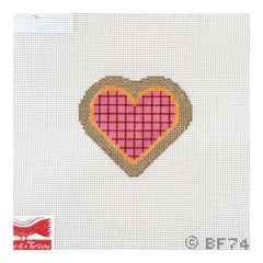 Birds of a Feather Blessed Home Heart Needlepoint Canvas