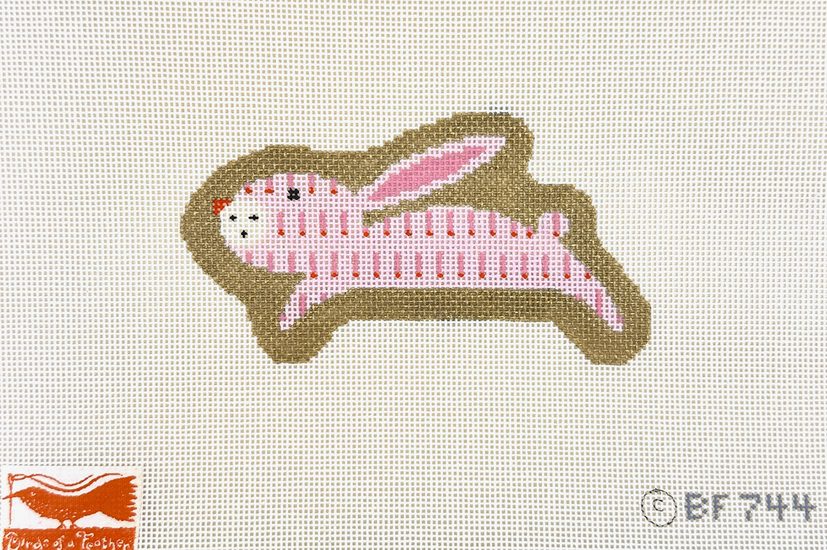 Birds of a Feather Blessed Home Rabbit Needlepoint Canvas